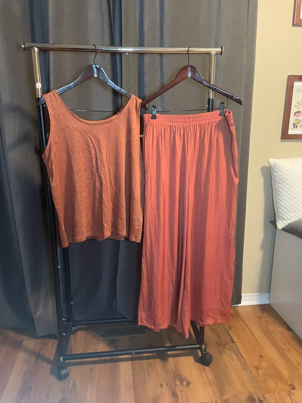 Tank Pant Set, Orange, XL